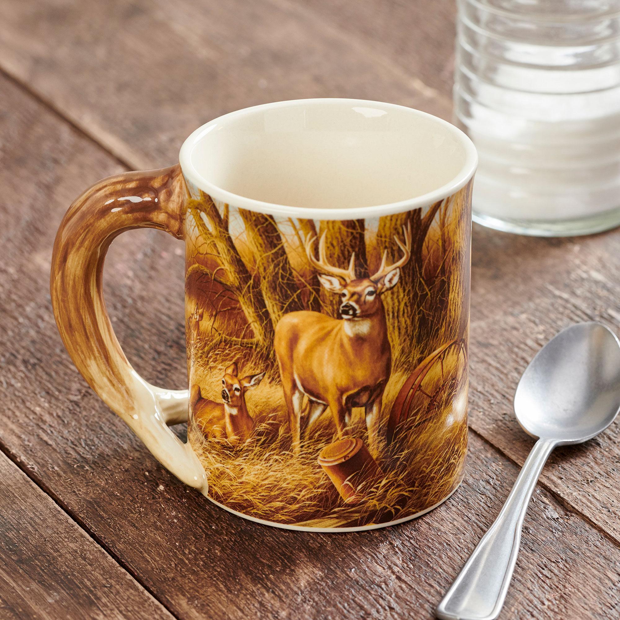Wild Wings Golden Retreat – Tazza Scolpita In Ceramica Da Collezione Di Terry Redlin, 453g