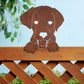 Dog Face - Metal Art