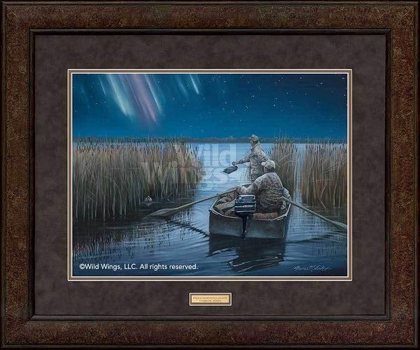 Pals II - Northern Lights - Duck Hunters - GNA Premium Print
