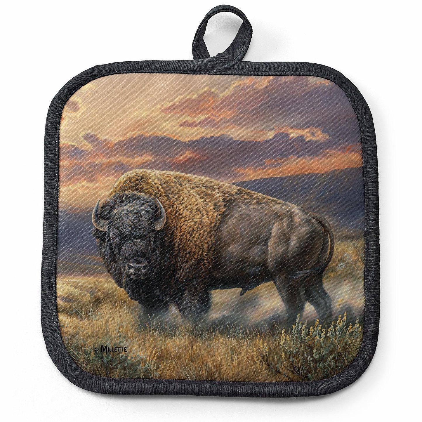 Dusty Plains - Bison - Pot Holder