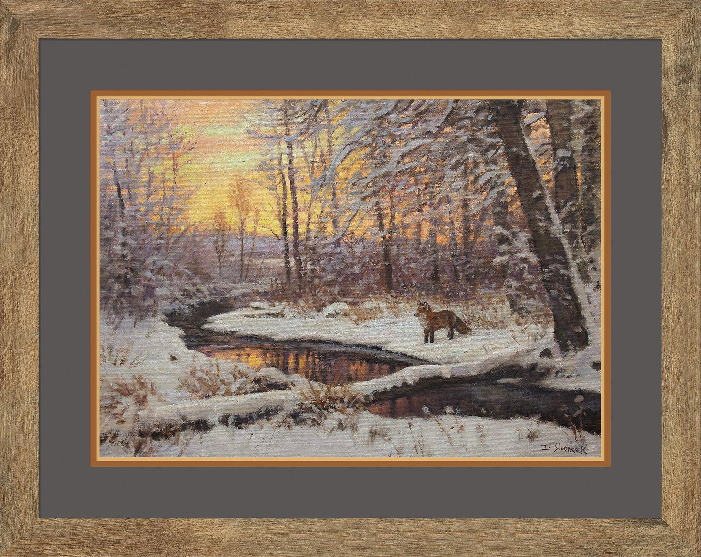 Fox at Evening—Bridger Creek - Limited Edition Paper