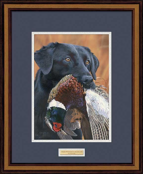 Prize Possession—Black Lab - Limited Edition Paper