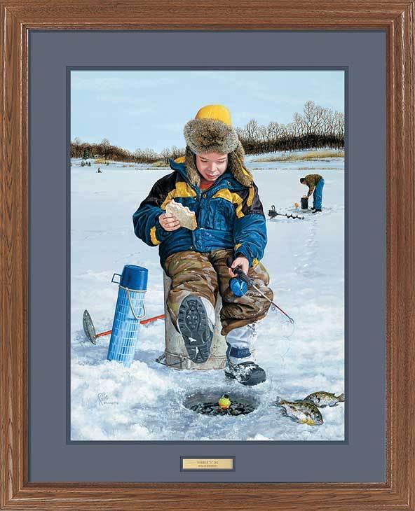 Nibble & Jig - Ice Fishing - GNA Premium Print GNA Premium Print