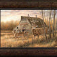 Deserted Farmstead—Whitetail Deer - Personalized Framed Canvas