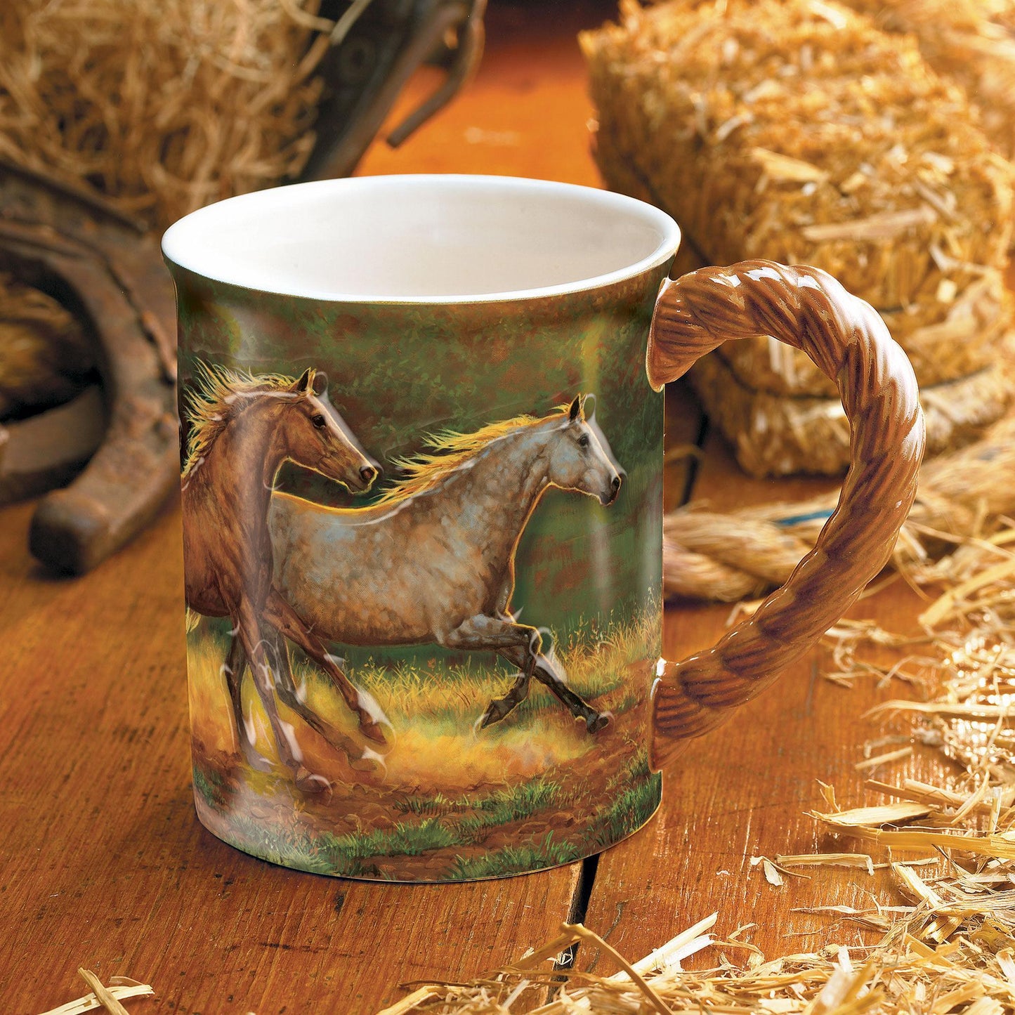 Gold Dust - Horses - Sculpted Mug