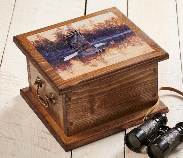 Gone Fishing—Eagle - Storage Chest