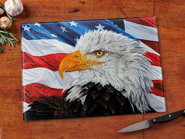Let Freedom Ring - 15.25" x 11.25" Cutting Board