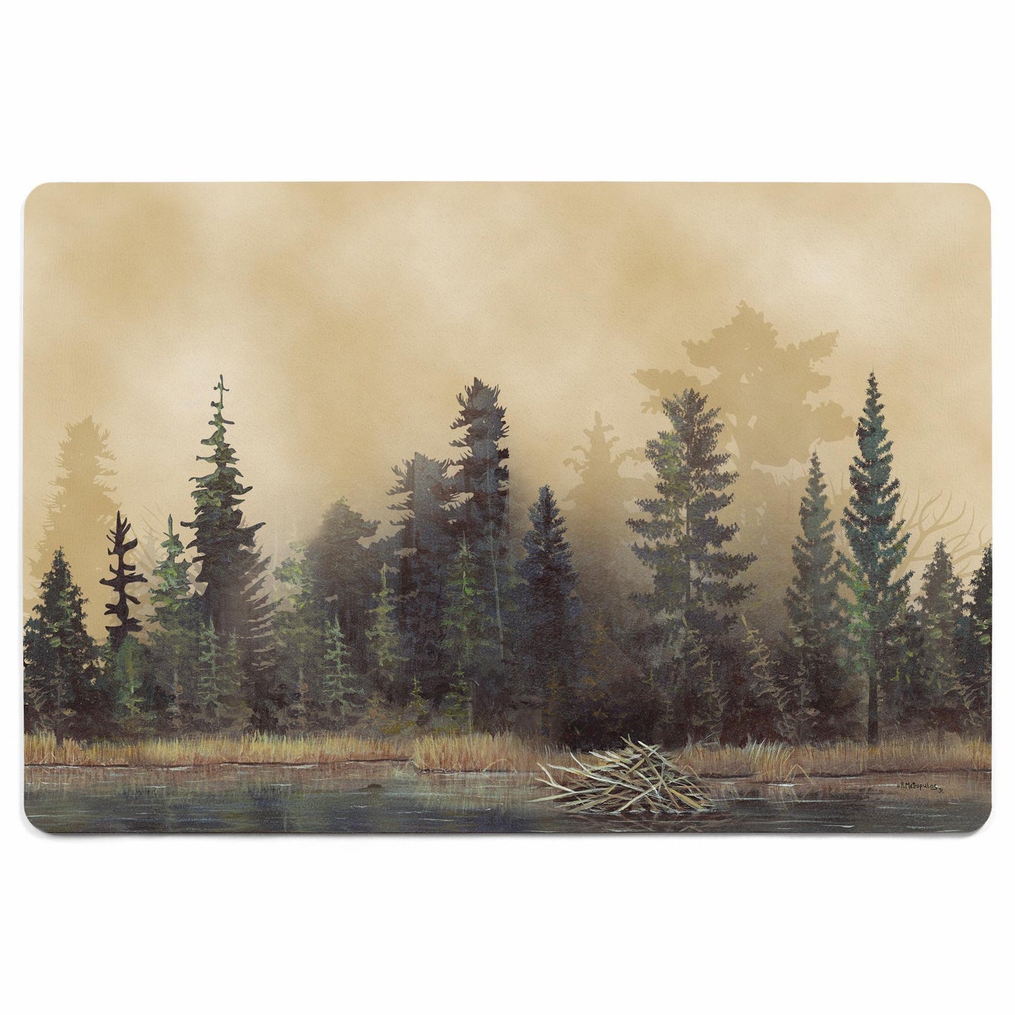Misty Forest - 2' x 3' Floor Mat