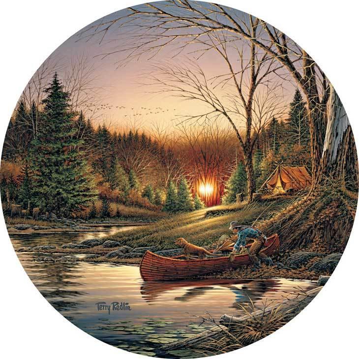 Morning Solitude—Camping - Coasters