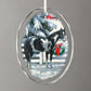Unbridled Beauty - Oval Glass Ornament