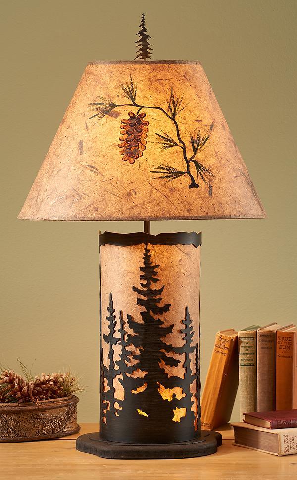 Pine Trees Nightlight - Table Lamp