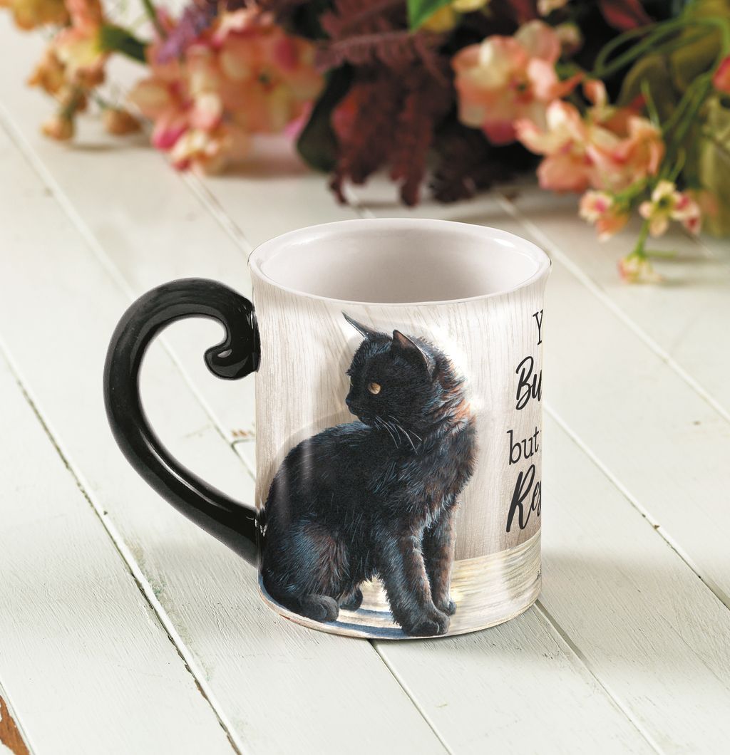 RESCUE LOVE-CAT SCLPT MUG