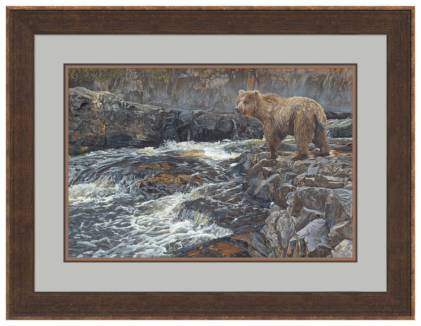 River Hunter—Grizzly Bear - Limited Edition Paper