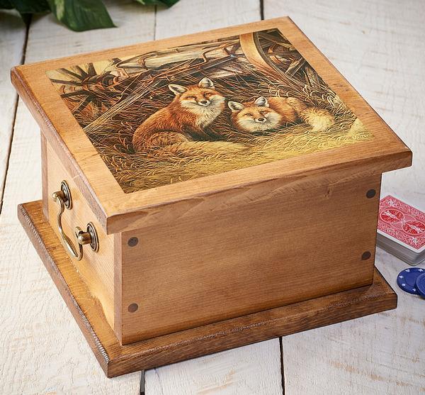 Rustic Retreat - Fox - Keepsake Box