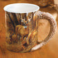 Rustic Retreat—Whitetail Deer - Sculpted Mug