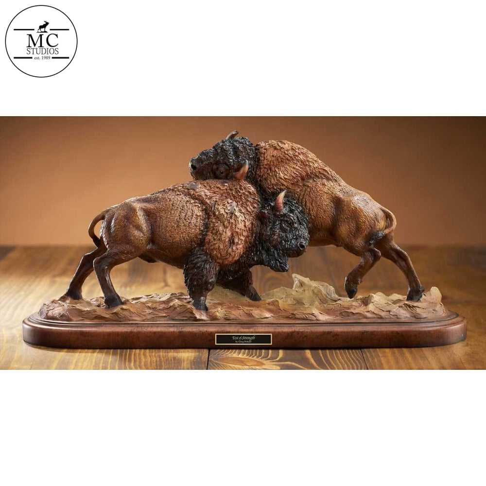 Test of Strength - Bison - Sculpture