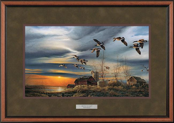 Silent Sunset - Museum Canvas
