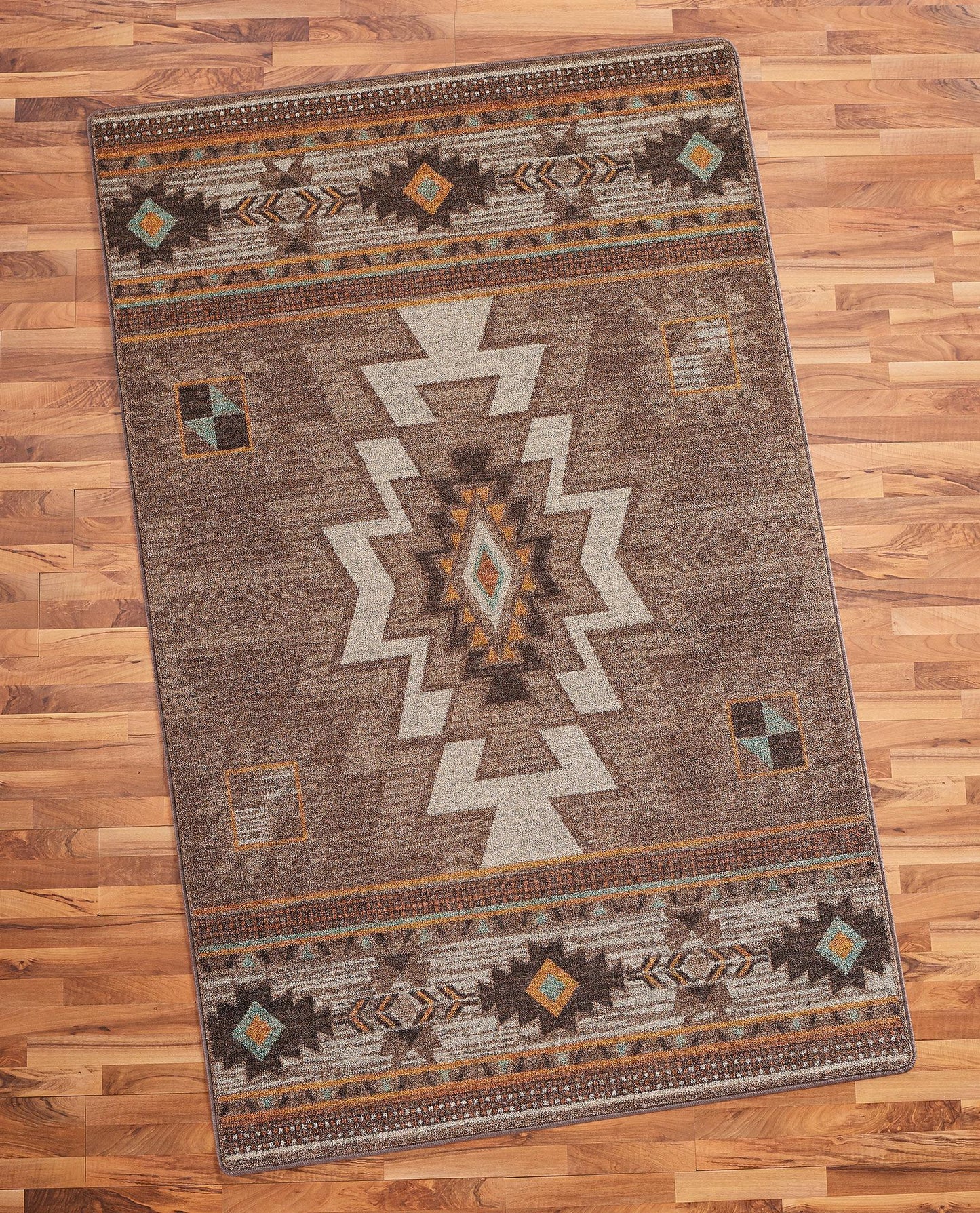 Southwestern Saddle - 5'4" x 7'8" Area Rug