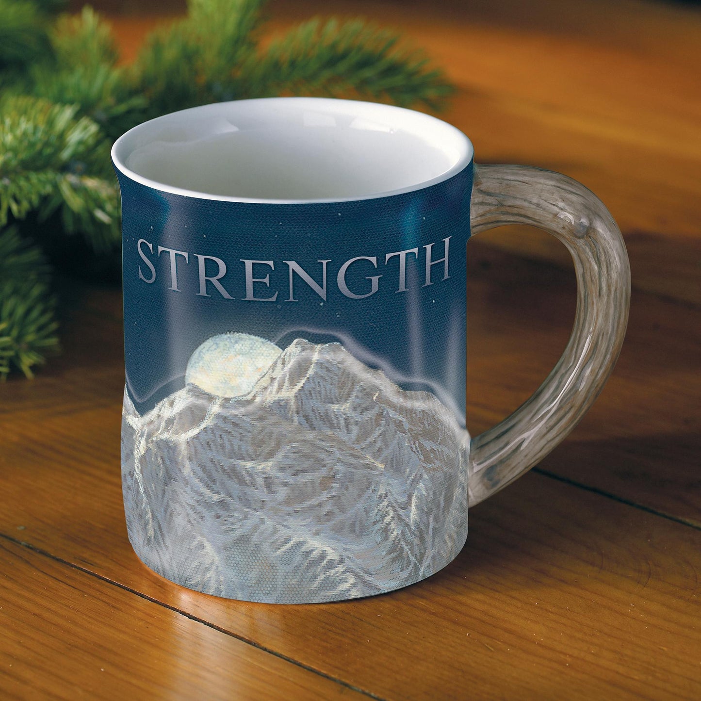 Strength - Mountain - Sculpted Mug