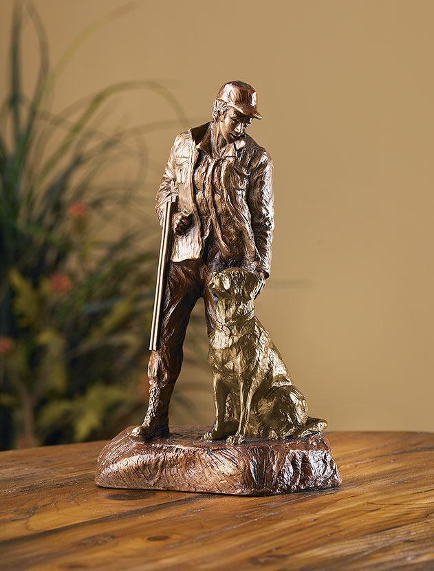 Sunrise Sculpt Yellow Lab Bronze 12" x 8"