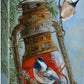 The Acrobats - Chickadees - 12" x 9" Gallery Wrapped Canvas