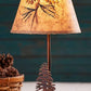 Pine Tree with Pinecones - Accent Lamp