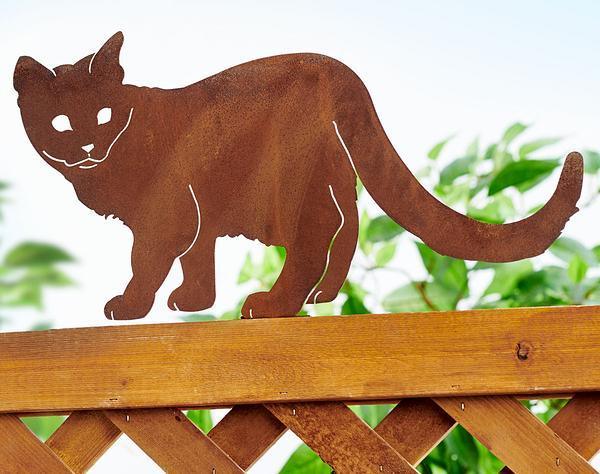 Walking Cat - Metal Art