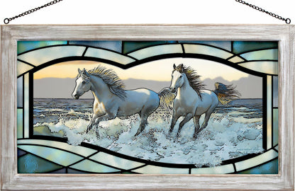Wild Hearts - Stained Glass Art