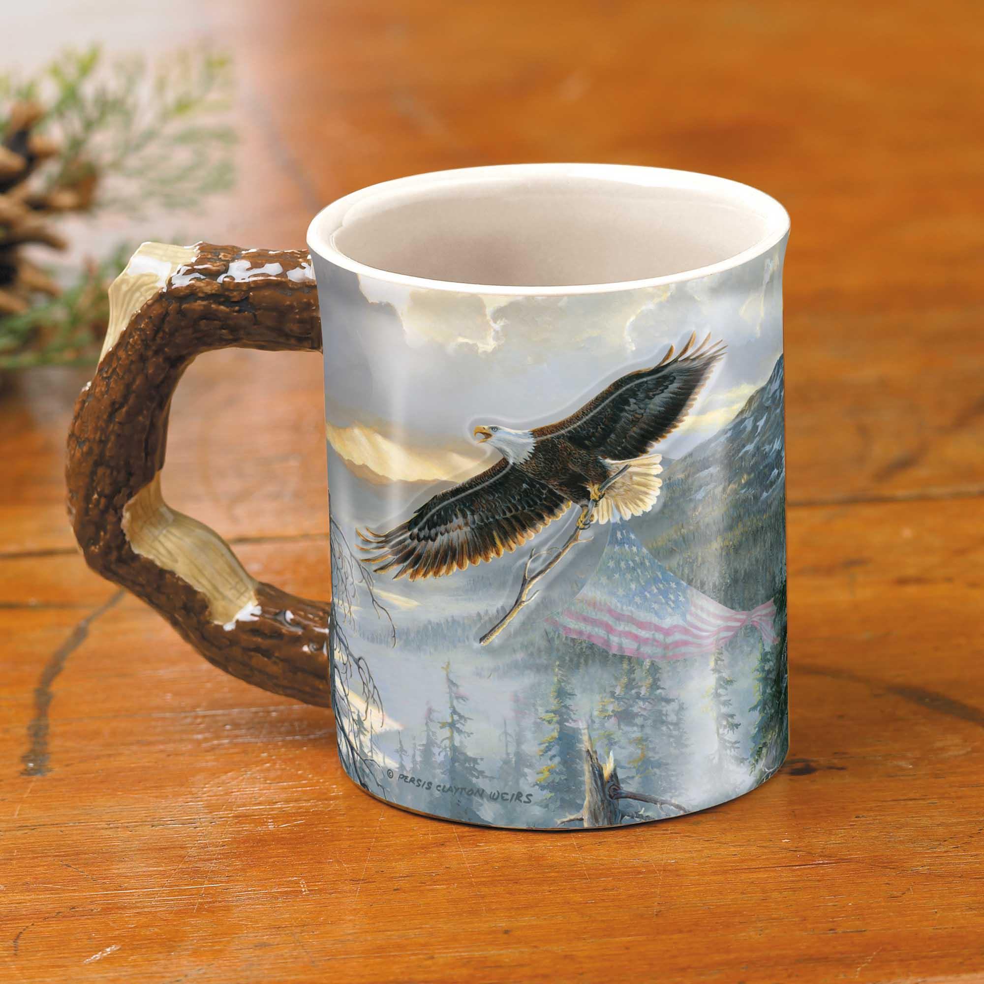 Rebuilding America—Bald Eagle Sculpted Mug - Wild Wings