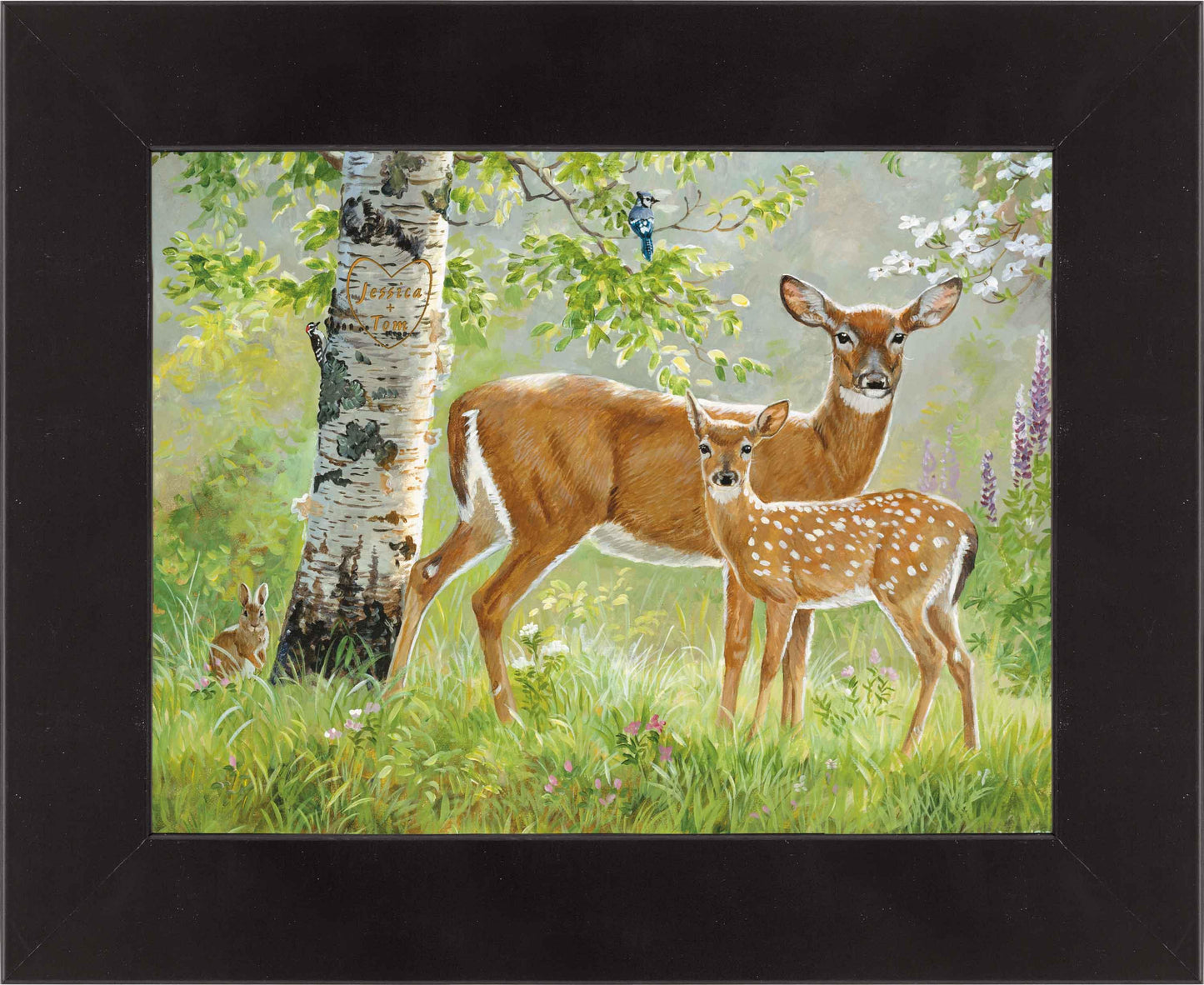 The Tree of Life Personalized Framed Canvas - Wild Wings