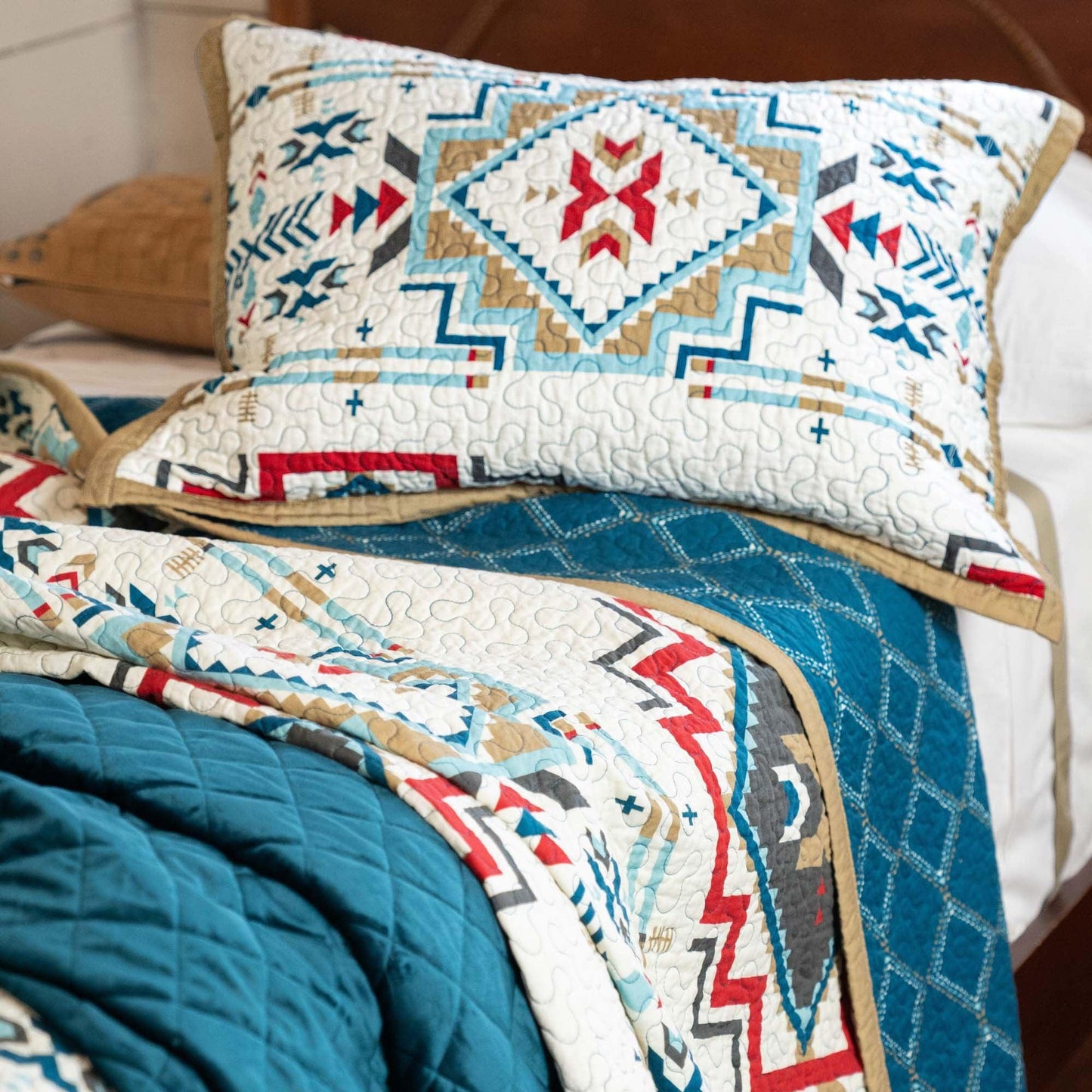 Desert Oasis Quilt Bedding Set (Twin) - Wild Wings