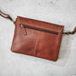 Brown Leather Mini Crossbody