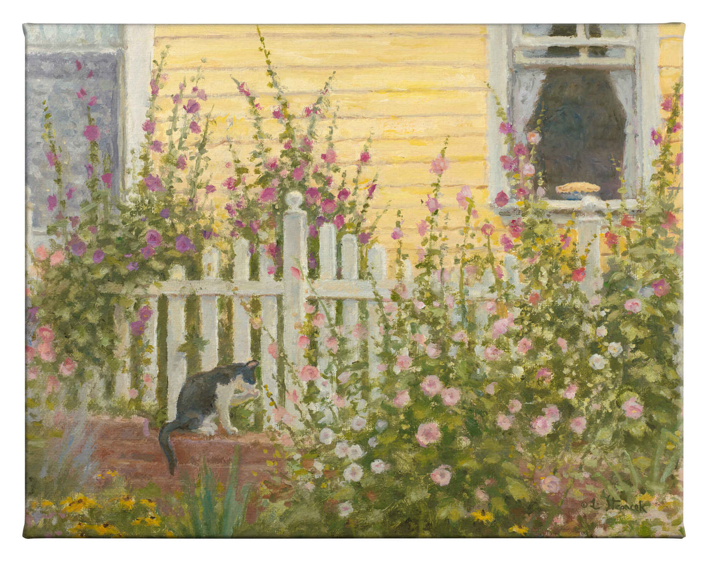 Hollyhocks and Apple Pie