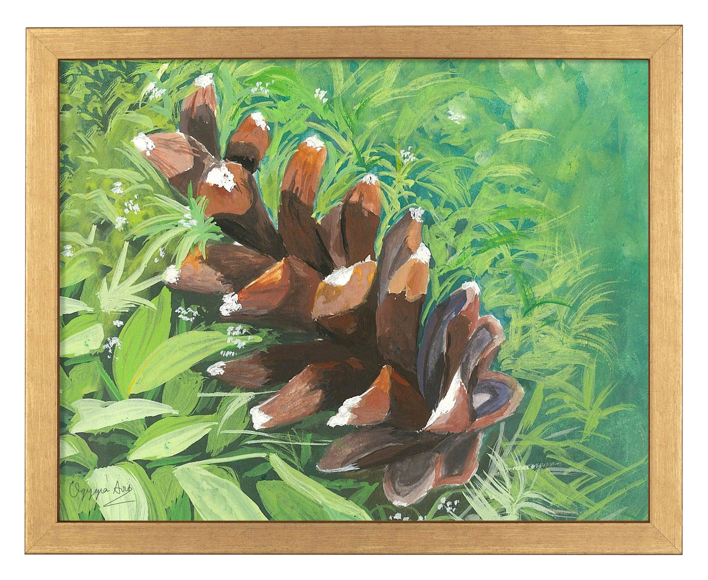 154719_Pine Cone_11x14_Gold_FRA.jpg