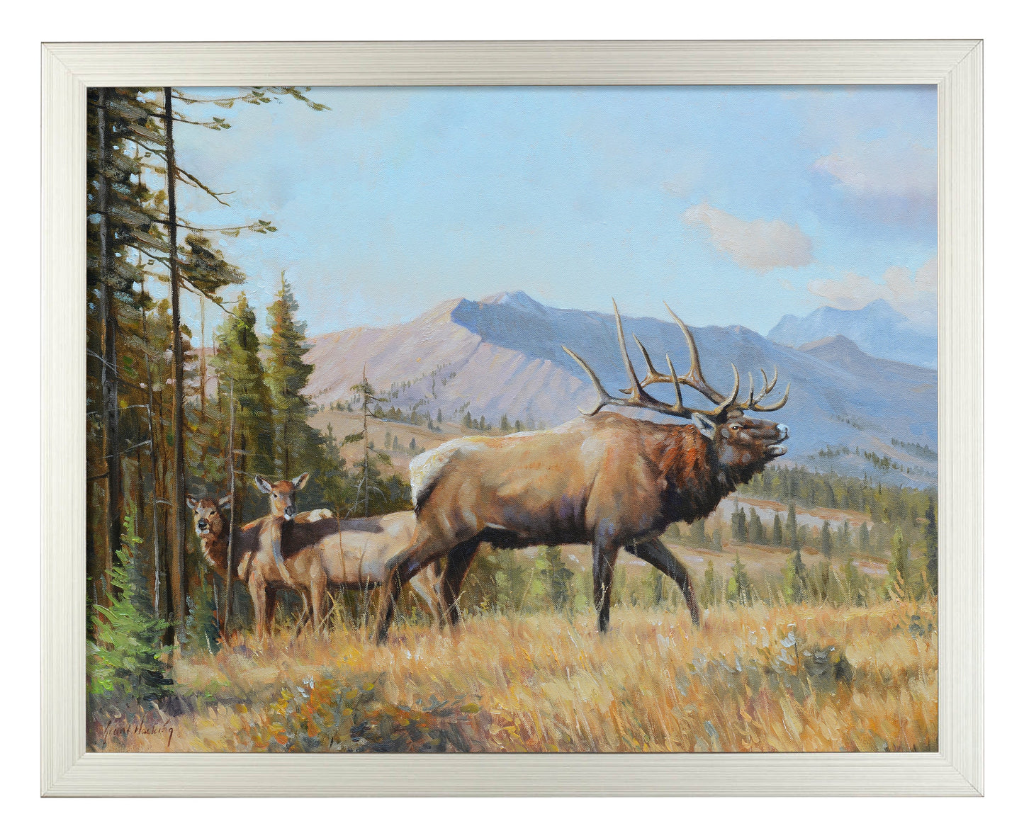 155040_Answering the Call_11x14_FRA Silver.jpg