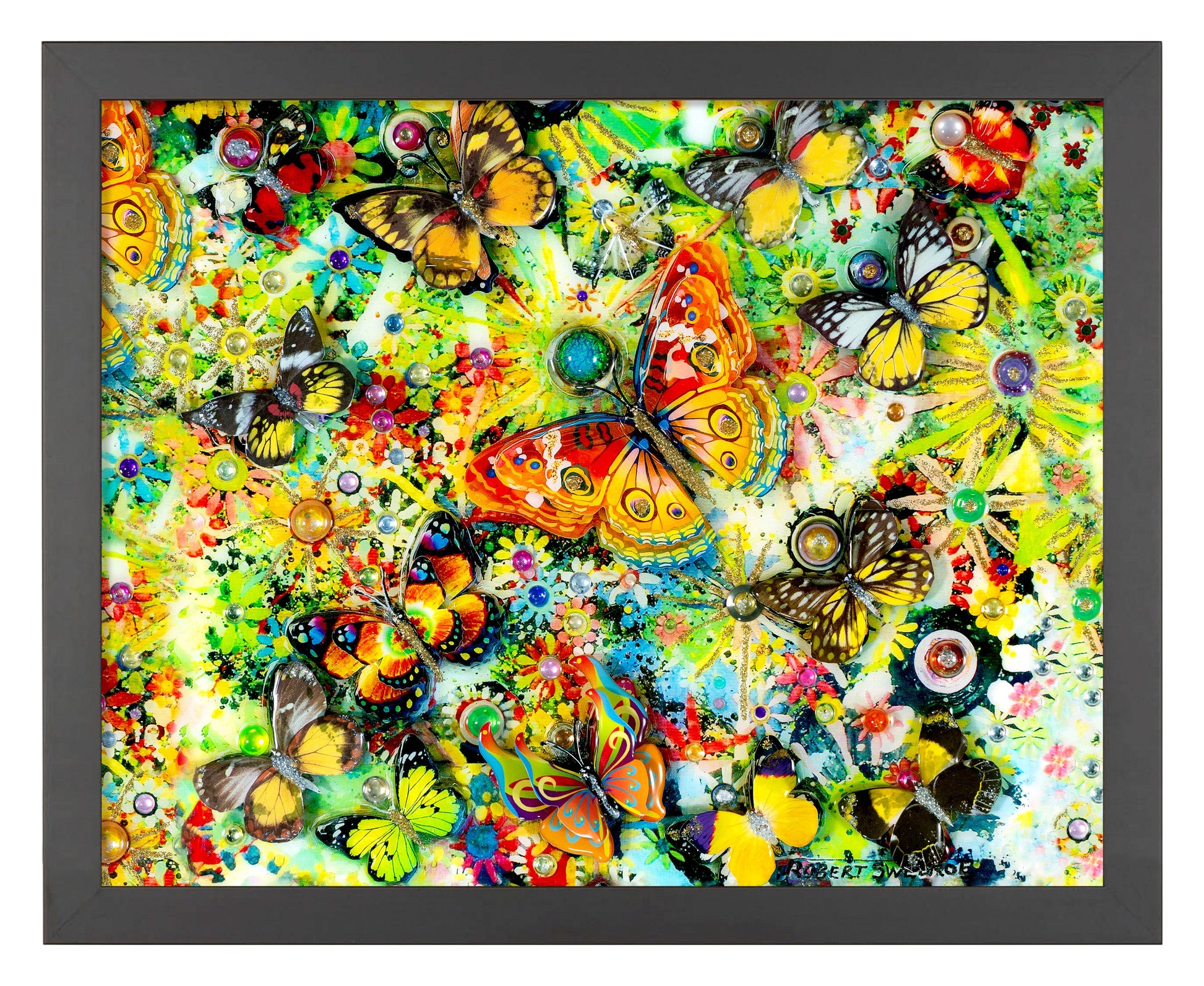 155170_Butterfly Nectar Chase_14x11_FRA_Black.jpg