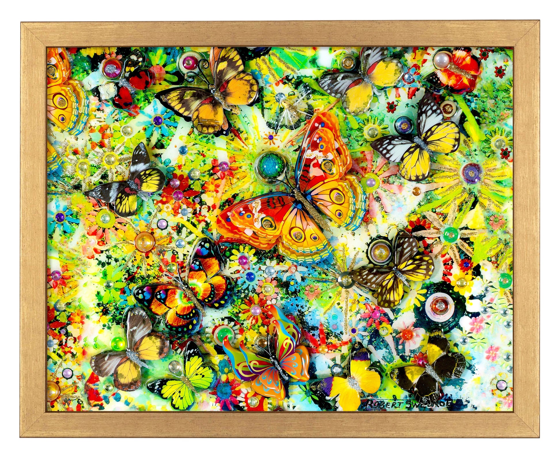 155171_Butterfly Nectar Chase_14x11_FRA_Gold.jpg