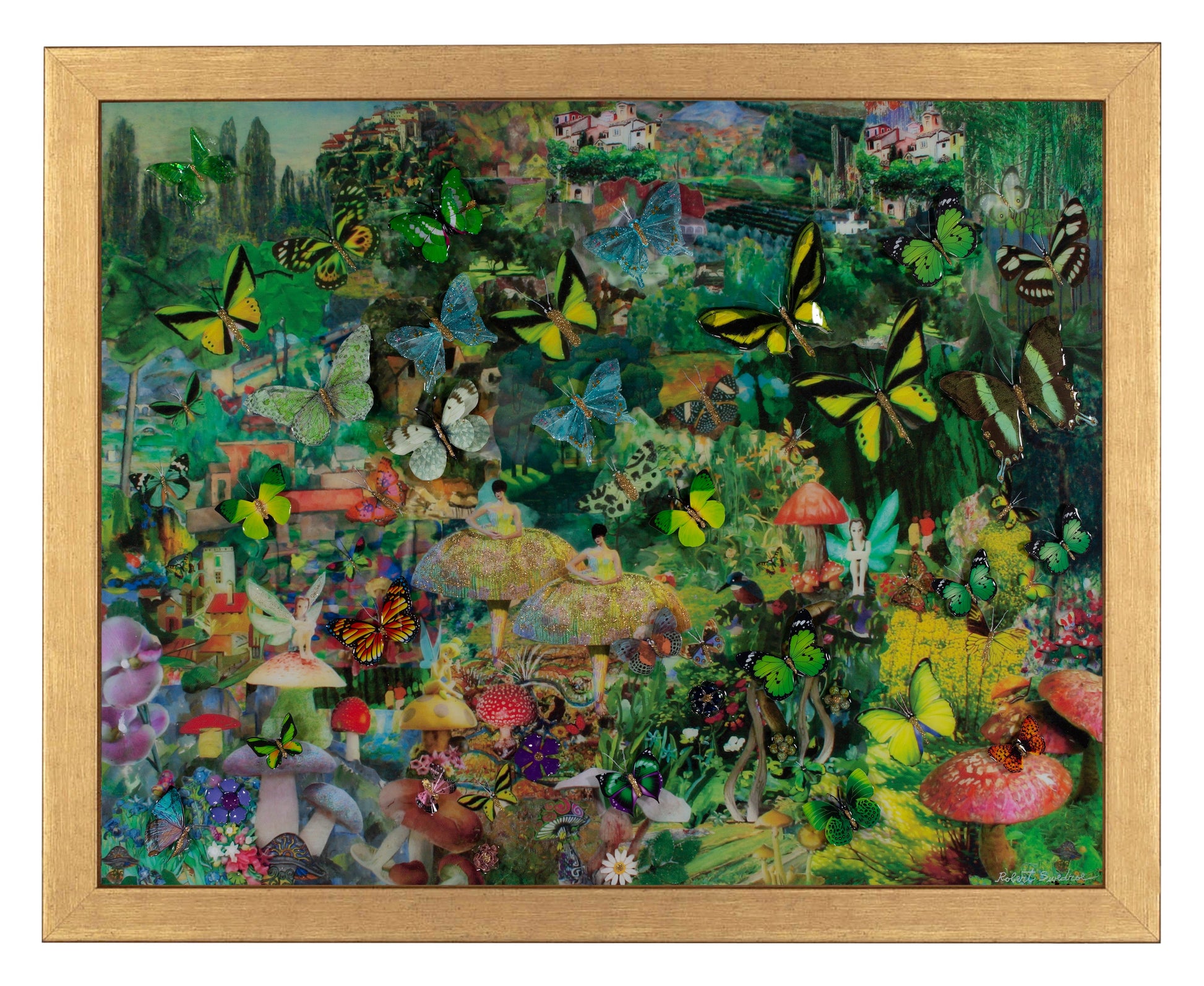 155227_Mushroom Dancers In A Butterfly Forest_11x14_FRA_Gold.jpg