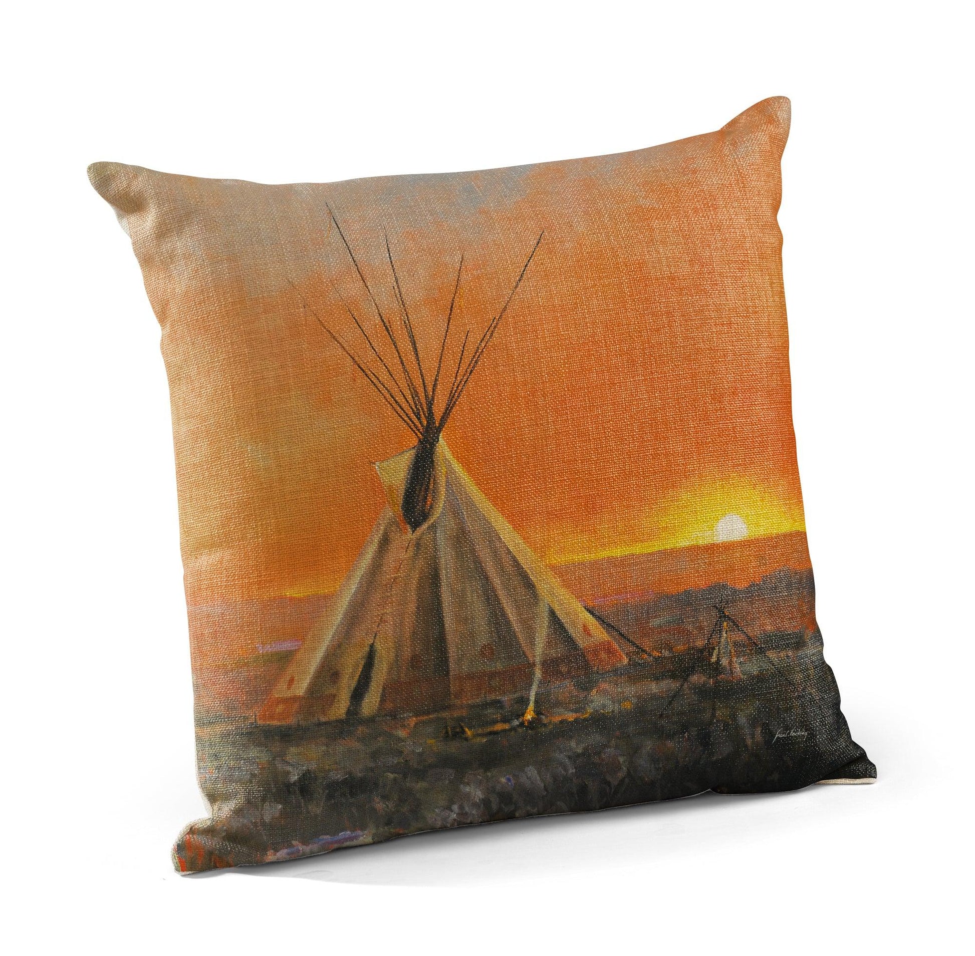Medicine Man Lodge 18" Decorative Pillow - Wild Wings