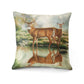Tranquil Waters - Whitetail Deer 18" Decorative Pillow - Wild Wings