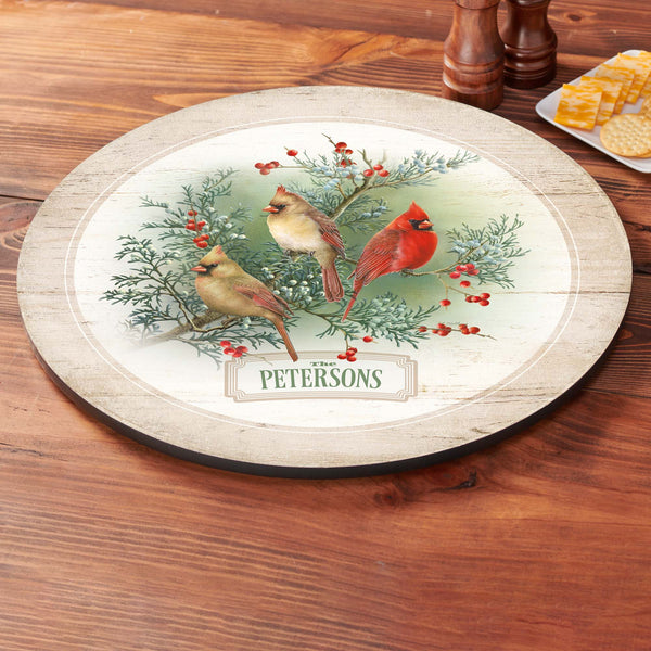 Winter Cardinals Personalized
