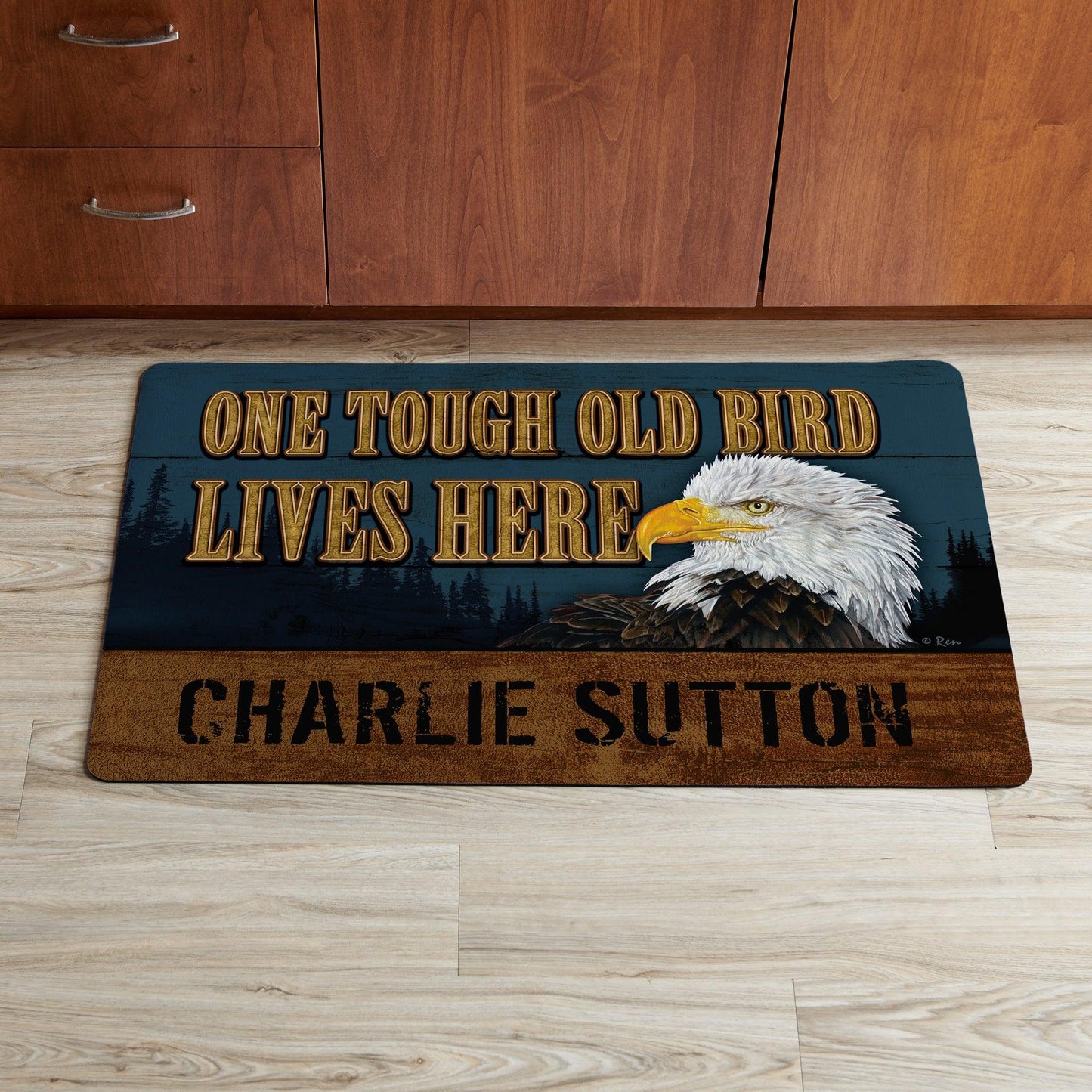 One Tough Old Bird Floor Mat - Wild Wings