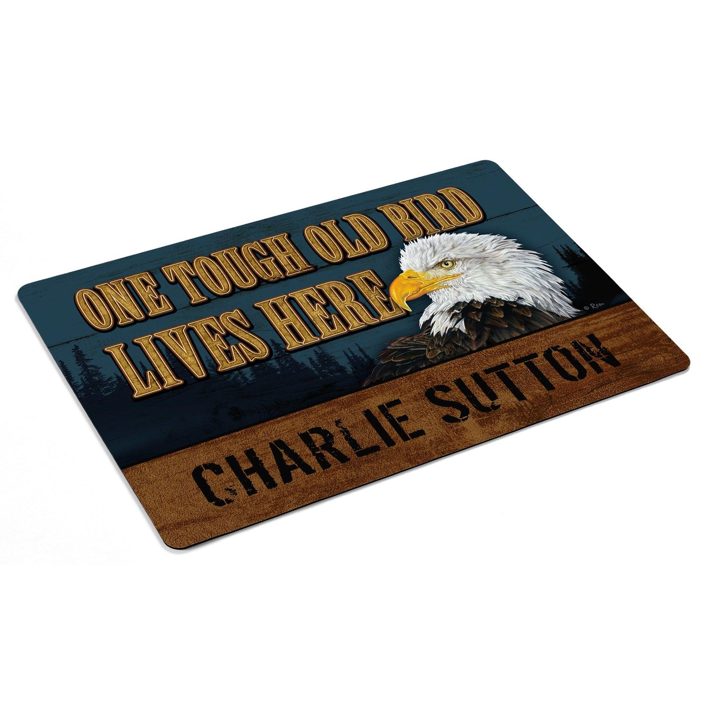 One Tough Old Bird Floor Mat - Wild Wings