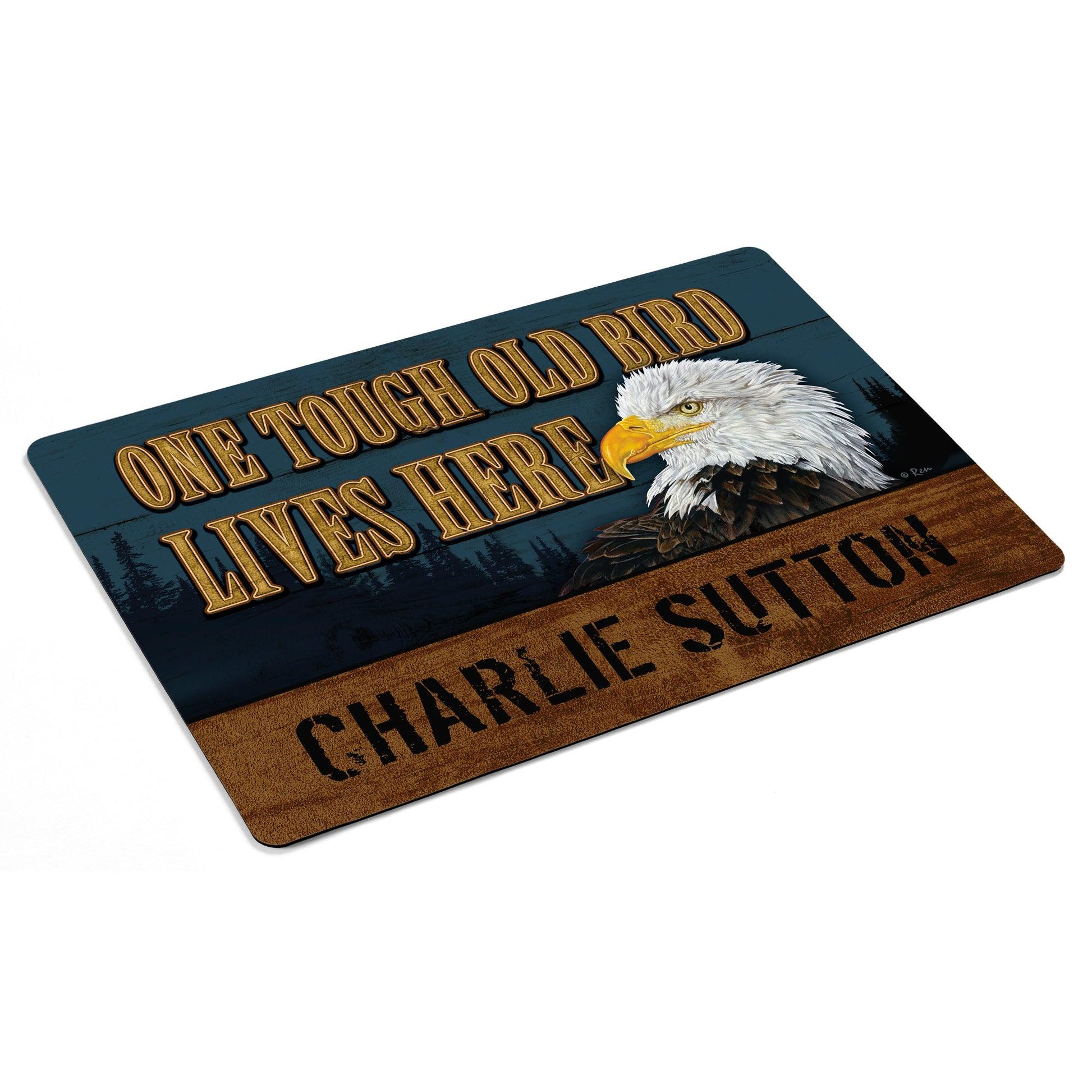 One Tough Old Bird Floor Mat - Wild Wings