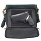 Leather Shoulder Clutch—Gray Handbag - Wild Wings