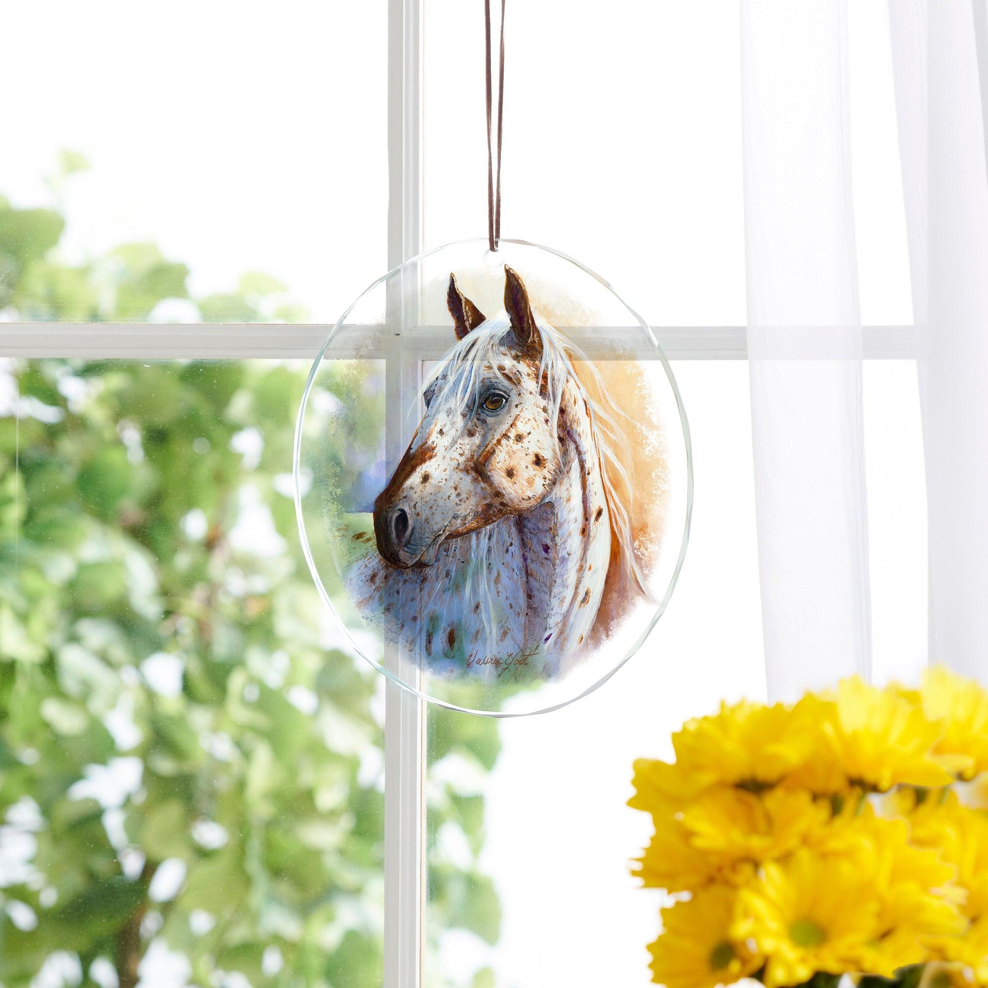 The Soul is in the Eye - Appaloosa Suncatcher - Wild Wings