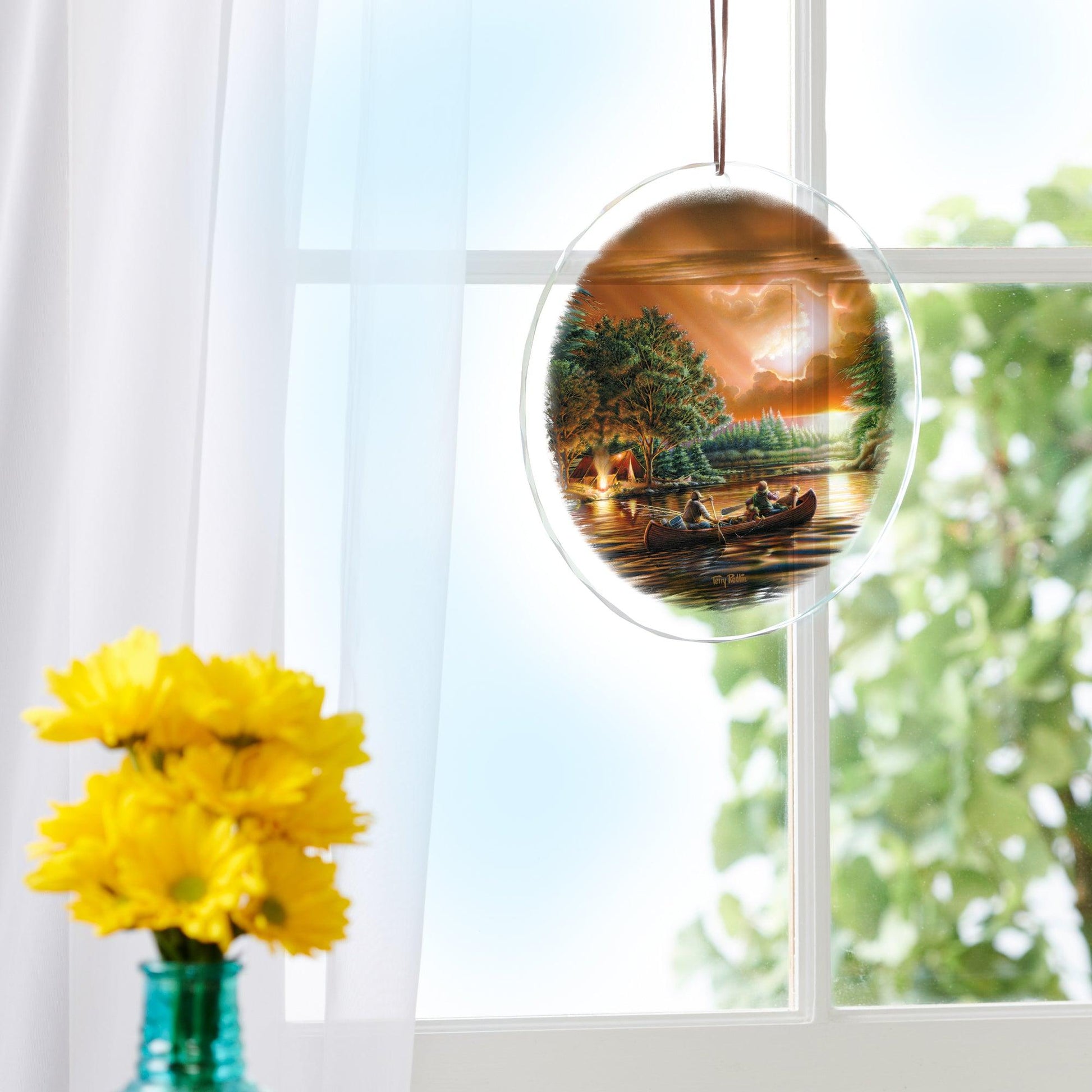 Evening Rendezvous Suncatcher - Wild Wings