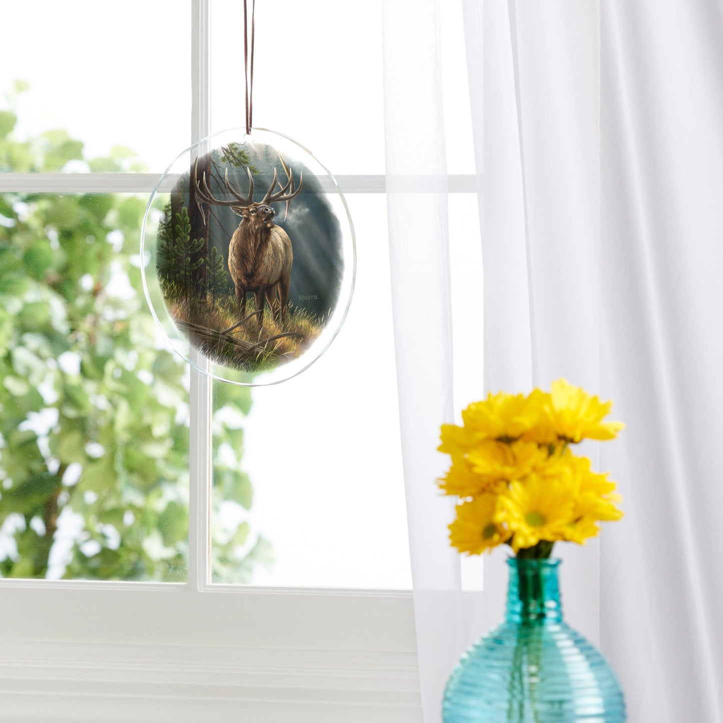 Calling All Challengers - Elk Suncatcher - Wild Wings