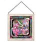 Ruby & Sweet Pea Stained Glass Art - Wild Wings