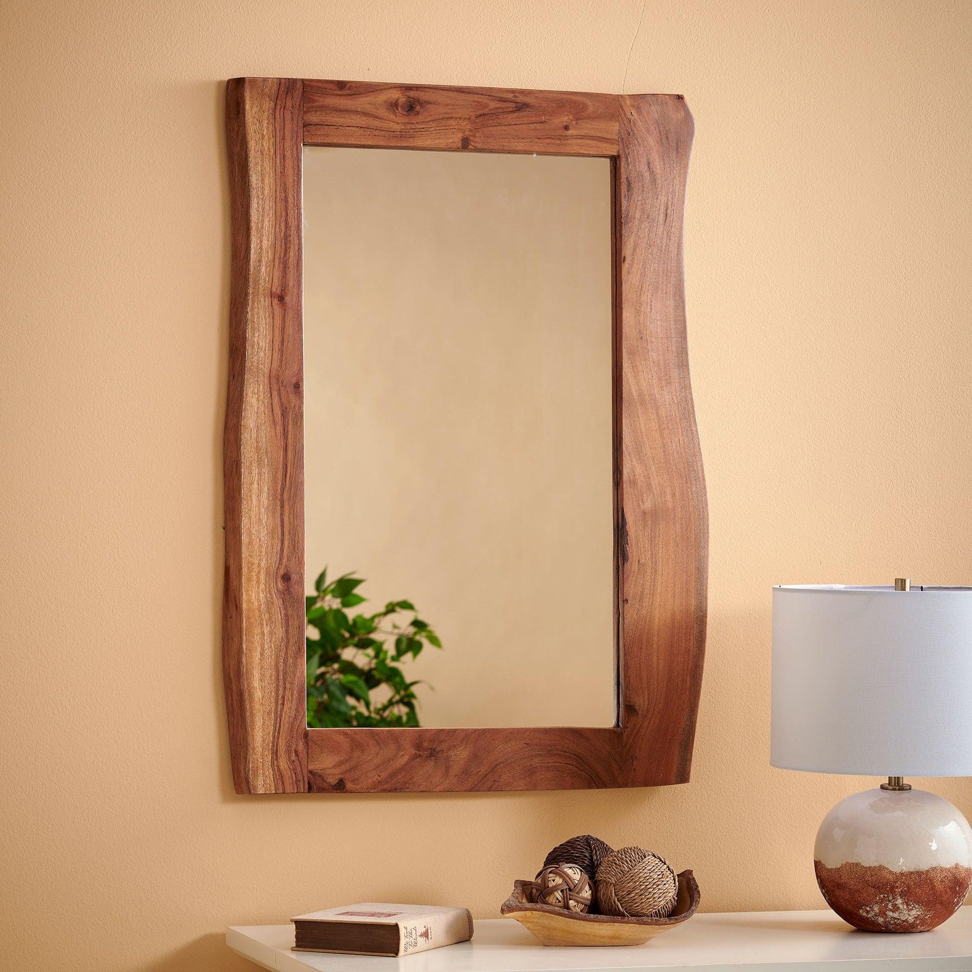 Edge Wood Mirror - Wild Wings